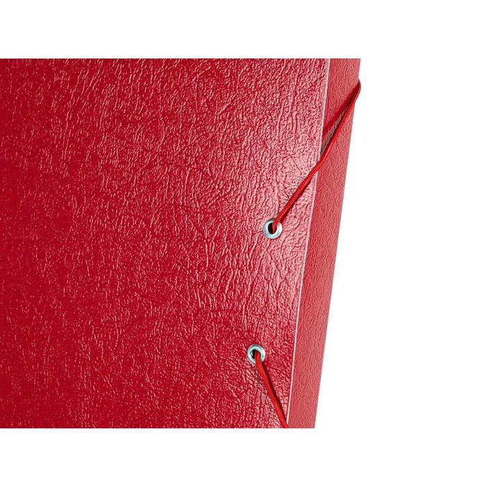 Carpeta Proyectos Liderpapel Folio Lomo 30 mm Carton Gofrado Roja 5