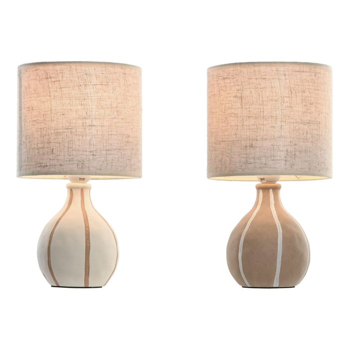 Lampara Sobremesa Urban DKD Home Decor Marron Beige 18 x 32 x 18 cm (6 Unidades) 1 Lampara Sobremesa Urban DKD Home Decor Marron Beige 18 x 32 x 18 cm (6 Unidades) 1