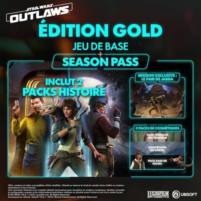 Ubisoft UBI3307216304807 Star Wars Outlaws - Edición Dorada Juego para Nintendo Switch 5