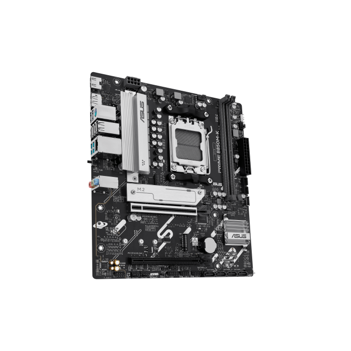 ASUS 90MB1LV0-M0EAY0 Placa Base PRIME B850M-K AM5 para AMD Ryzen 7000/8000/9000, 2xDDR5 128GB, HDMI, DP, M.2, mATX 3
