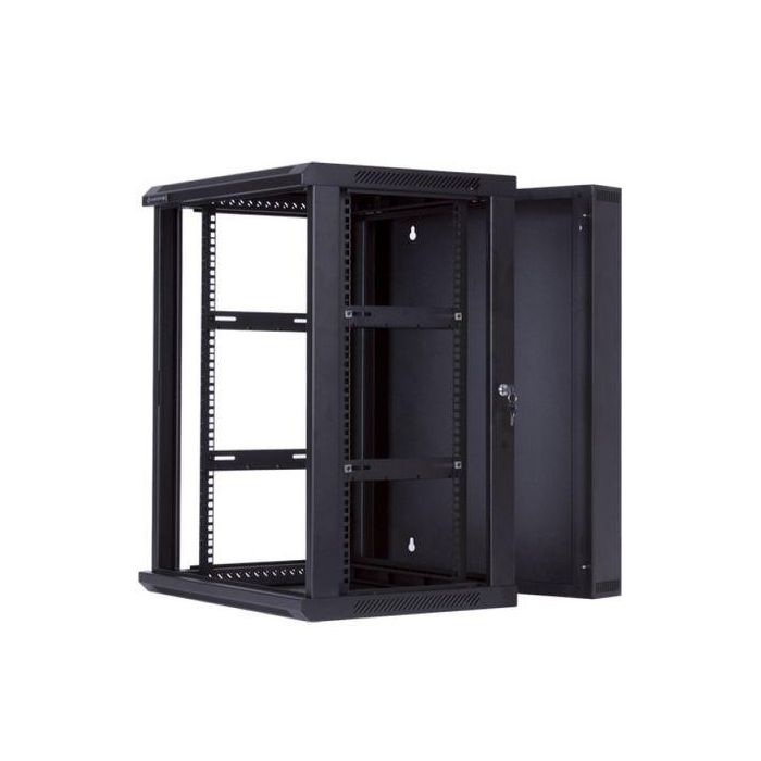 MicroConnect Armario mural de 19" 12HU Fondo 550mm. Doble cuerpo 2