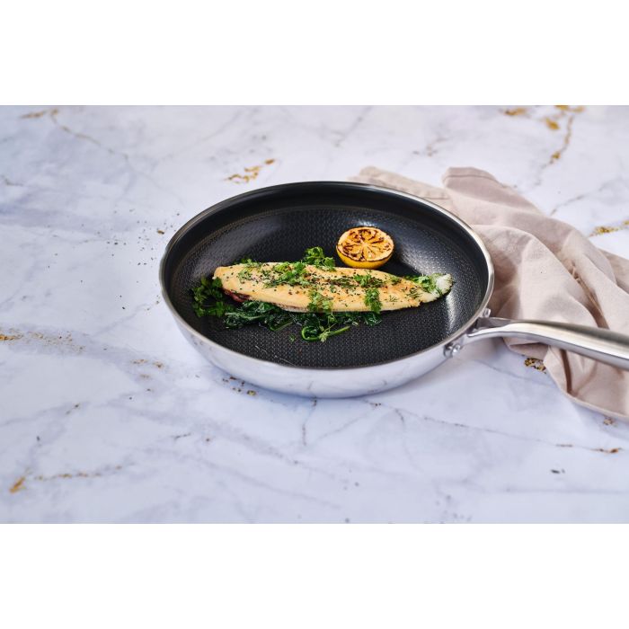 Cosy & Trendy COS5401110302872 Sartén HEXAPRO de Acero Inoxidable Ø28 cm Antiadherente para Todo Tipo de Cocinas 3