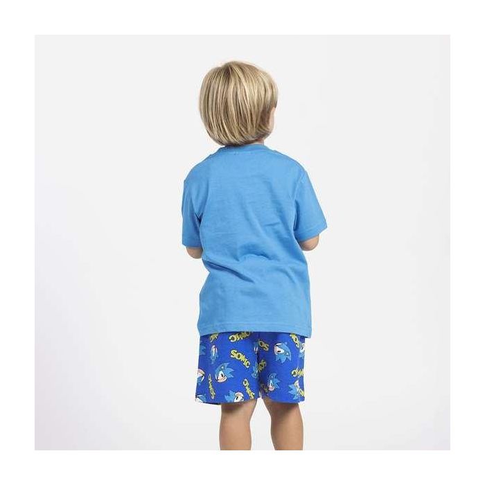 Pijama corto single jersey sonic 6 años 3 Pijama corto single jersey sonic 6 años 3