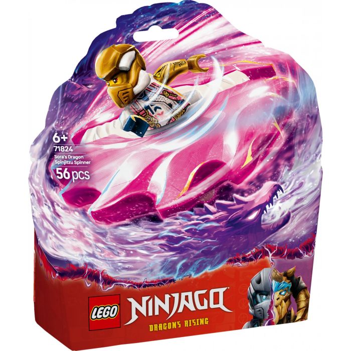 LEGO 71824 Spinner Spinjitzu Dragón de Sora Ninjago | Set Juguete con 2 Minifiguras Sora y Guerrero Dragónido +6 años 9 LEGO 71824 Spinner Spinjitzu Dragón de Sora Ninjago | Set Juguete con 2 Minifiguras Sora y Guerrero Dragónido +6 años 9