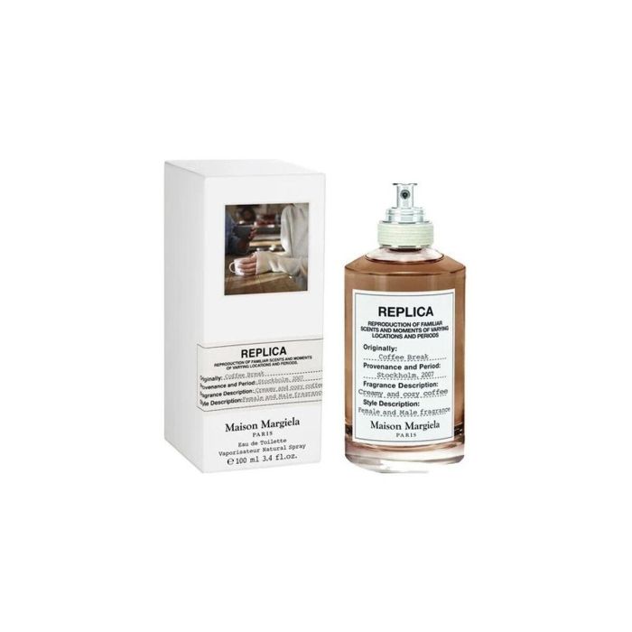 Maison Margiela REPLICA Coffee Break Eau de Toilette Vaporizador 100ml - Fragancia Café, Mousse Leche, Lavanda: Momento Relax Cafetería 1 Maison Margiela REPLICA Coffee Break Eau de Toilette Vaporizador 100ml - Fragancia Café, Mousse Leche, Lavanda: Momento Relax Cafetería 1