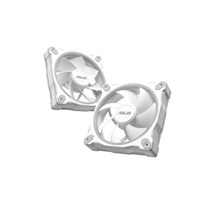 Asus Prime Mr120 Fan Argb Reverse White 3In1 Carcasa Del Ordenador Ventilador 12 Cm Blanco 3 Pieza(S) 12