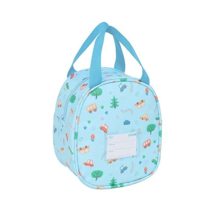 Portameriendas Térmico Safta Coches Azul 19 x 22 x 14 cm 1