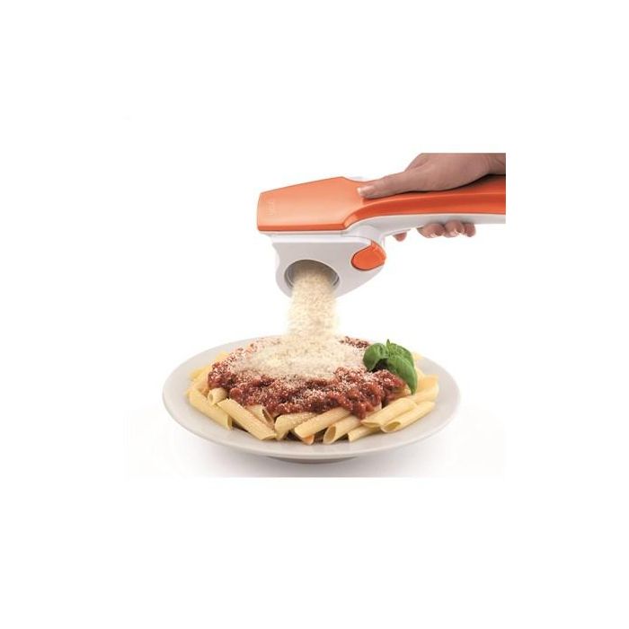 Ariete 447 Rallador Eléctrico 2.0 Gratì Naranja Recargable Potencia 120W Batería 1000h Ideal para Queso Chocolate Pan Frutos Secos 1