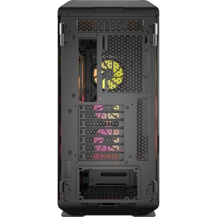 Corsair CC-9011298-WW iCUE 5000T LX Caja ATX Semitorre Gaming RGB Cristal Negro con 3 Ventiladores 5
