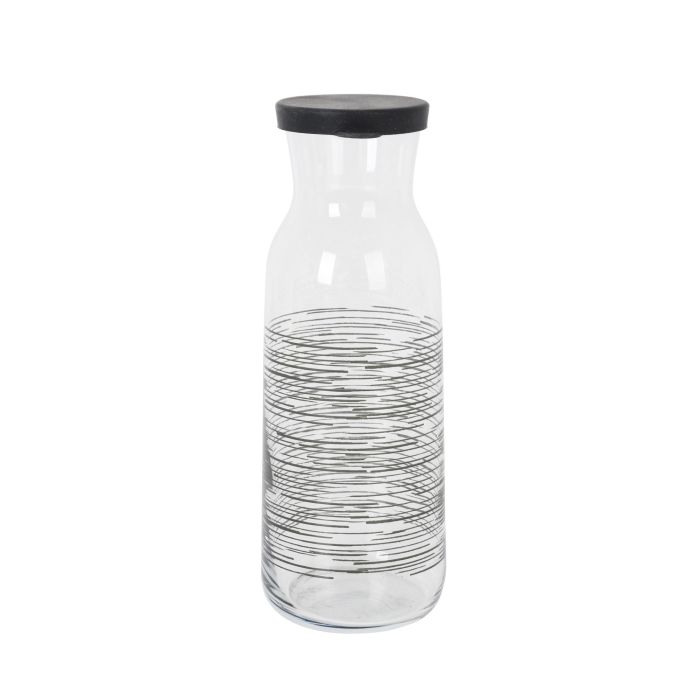 LAV Botella Decantadora Ischia 1.2 L con Grifo, Modelo Fon886.2102Pk., Dimensiones: 7 x 9 x 26 cm (6 Unidades)