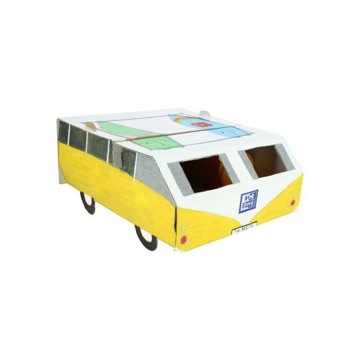 Lote Oxford Regalo Kids 2 Manualidades (Estuche Kids Redondo Grande, Bloc Papel Seda A4 10H, Boc Papel Celofan A4 10H, Bloc Papel Charol A4 10H, Bloc Papel Aluminio A4 10H, Plastilina 12 Colores 200G) 3 unidades