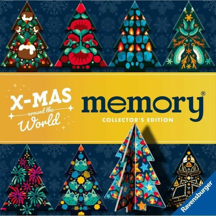 Ravensburger Juego de Memoria Navideño Educativo con Observación, Asociación y Memorización - Edad 6 - 22350 1