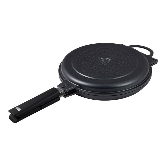 San Ignacio Sartén doble de aluminio forjado para inducción Ø26 cm, negro + marmolado 1 San Ignacio Sartén doble de aluminio forjado para inducción Ø26 cm, negro + marmolado 1