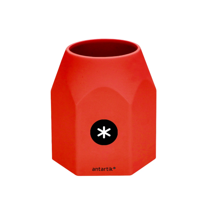 Antartik Cubilete Portalápices Hexagonal de Silicona Azul Mostaza Negro Rojo Opaco 95x85x75 mm 2