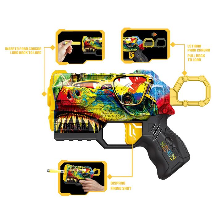 Pistola Street Shot Mini 6 Dardos T01029 1