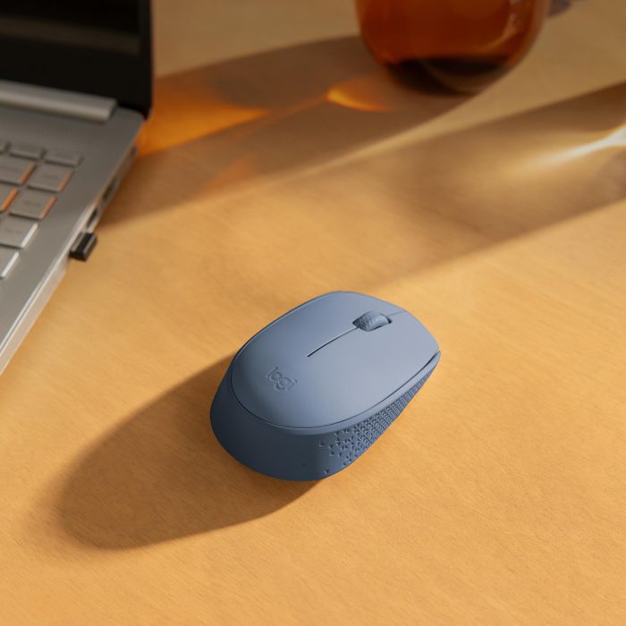 LOGITECH MOUSE RATON M171 OPTICO WIRELESS INALAMBRICO GRIS AZULADO 1 LOGITECH MOUSE RATON M171 OPTICO WIRELESS INALAMBRICO GRIS AZULADO 1