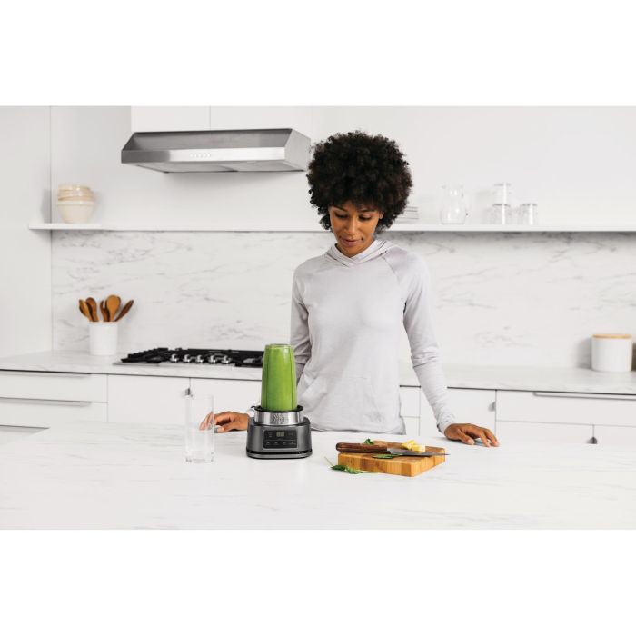 Ninja CB100EU Batidora de Vaso Power Nutri 2 en 1, 1100W, con Bol y Vaso, Tecnología Smart Torque y Auto-iQ 2 Ninja CB100EU Batidora de Vaso Power Nutri 2 en 1, 1100W, con Bol y Vaso, Tecnología Smart Torque y Auto-iQ 2