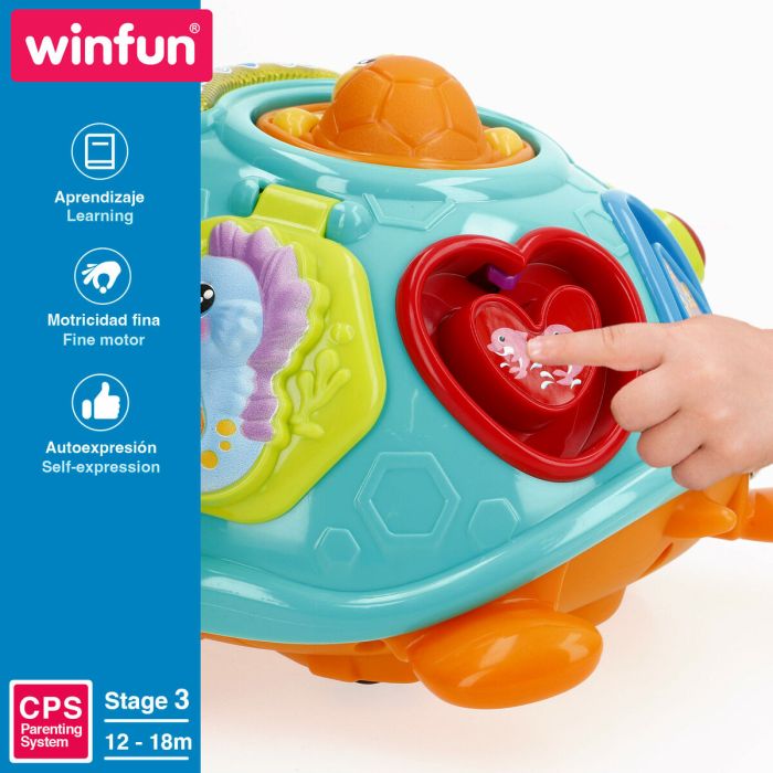 Juguete de arrastre Winfun 23 x 12 x 23 cm Tortuga Multicolor (2 Unidades) 4 Juguete de arrastre Winfun 23 x 12 x 23 cm Tortuga Multicolor (2 Unidades) 4