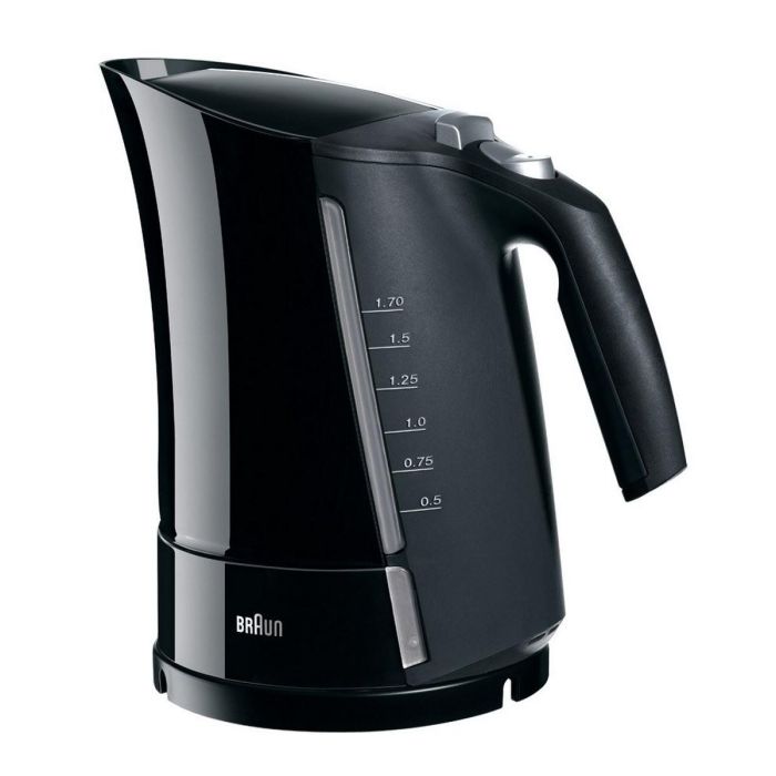 Braun WK500BK Hervidor Eléctrico Multiquick 5 1.6L Negro, Ebullición Rápida, Filtro Anti-Sarro, Seguridad Cuádruple Braun WK500BK Hervidor Eléctrico Multiquick 5 1.6L Negro, Ebullición Rápida, Filtro Anti-Sarro, Seguridad Cuádruple