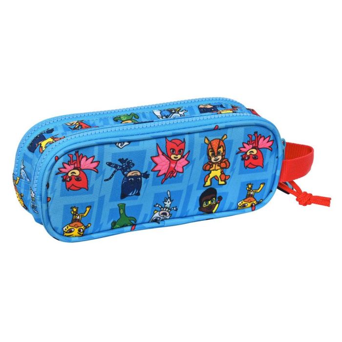 Portatodo Doble PJ Masks Azul 21 x 8 x 6 cm 1