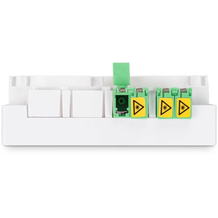 DIGITUS FTTH Gehäuse mit 2 x LC/APC DX Kupplung mit Shutter 7