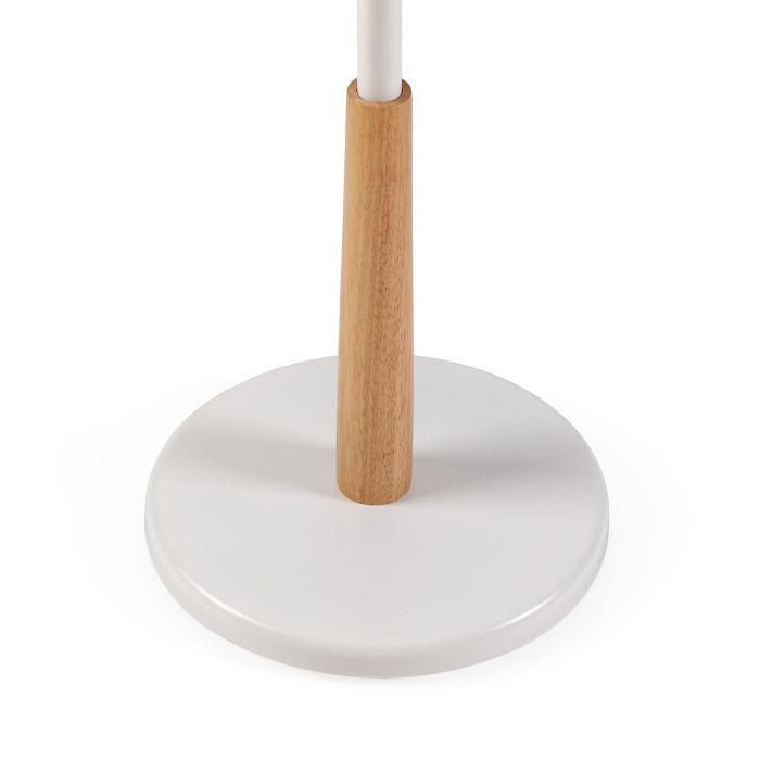 Perchero Blanco Con Detalles En Madera Versa 179CM 3