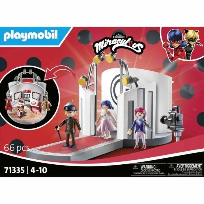 Playmobil Miraculous: Desfile de Moda en París con Marinette y Adrien, Set de Juego para Niños y Niñas con Accesorios de Maquillaje y Vestuario 3