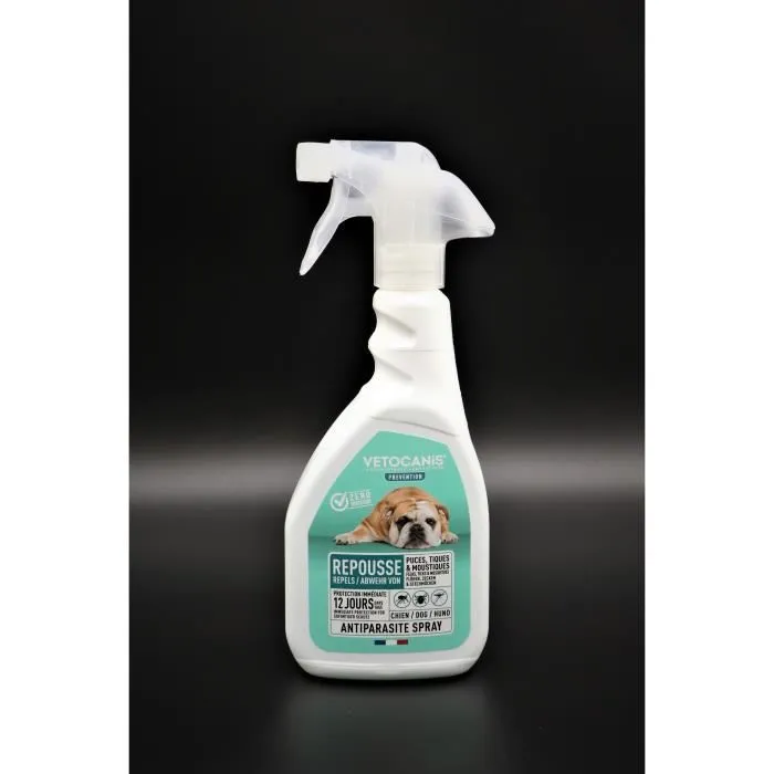 Vetocanis Spray Repelente de Pulgas, Garrapatas y Mosquitos para Perros - 500 ml 3