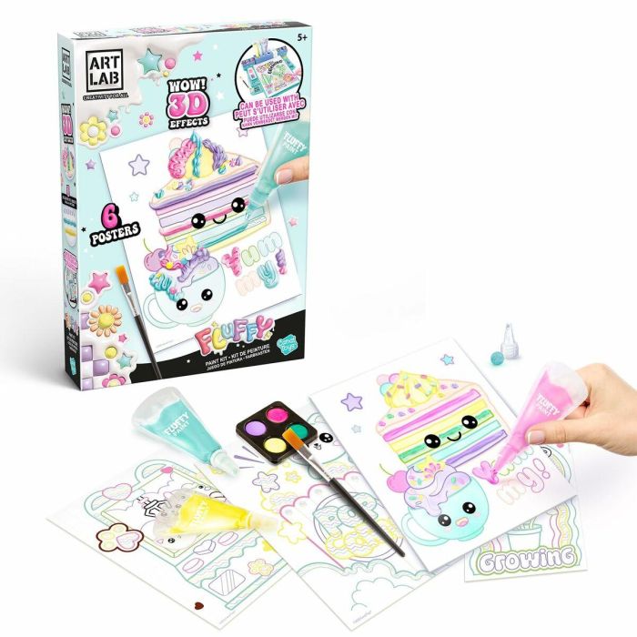Canal Toys ART 019 - Kit de Pintura Fluffy Paint Art Lab CTART019 para Niños 15