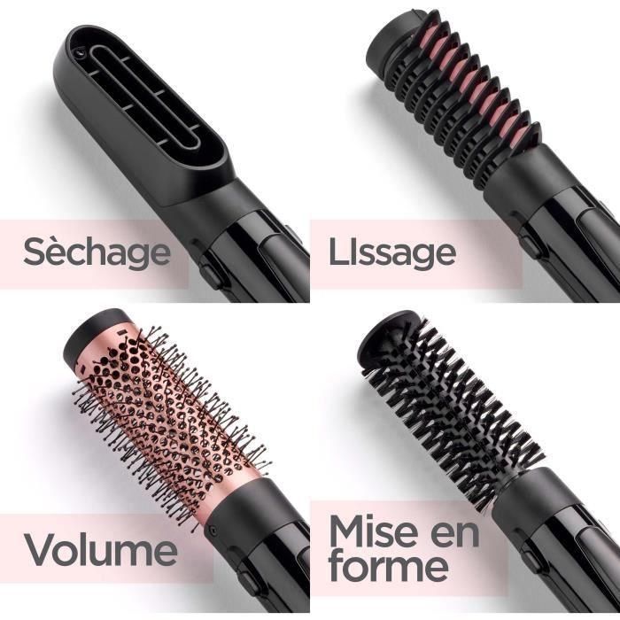 Babyliss AS126E Perfect Finish - Cepillo soplador 1000W Iónico con 2 Temperaturas, Aire Fresco, Cepillo Volumen 38mm y Alisador 2