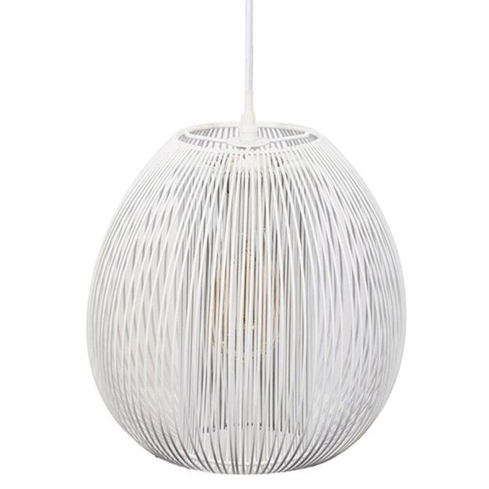 Lámpara Colgante Bola Blanca Home Deco Light