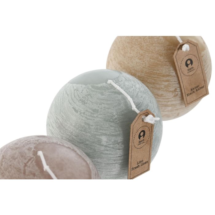Vela Basicos DKD Home Decor Rosa Beige 7.5 x 7.5 x 7.5 cm (12 Unidades) 1 Vela Basicos DKD Home Decor Rosa Beige 7.5 x 7.5 x 7.5 cm (12 Unidades) 1