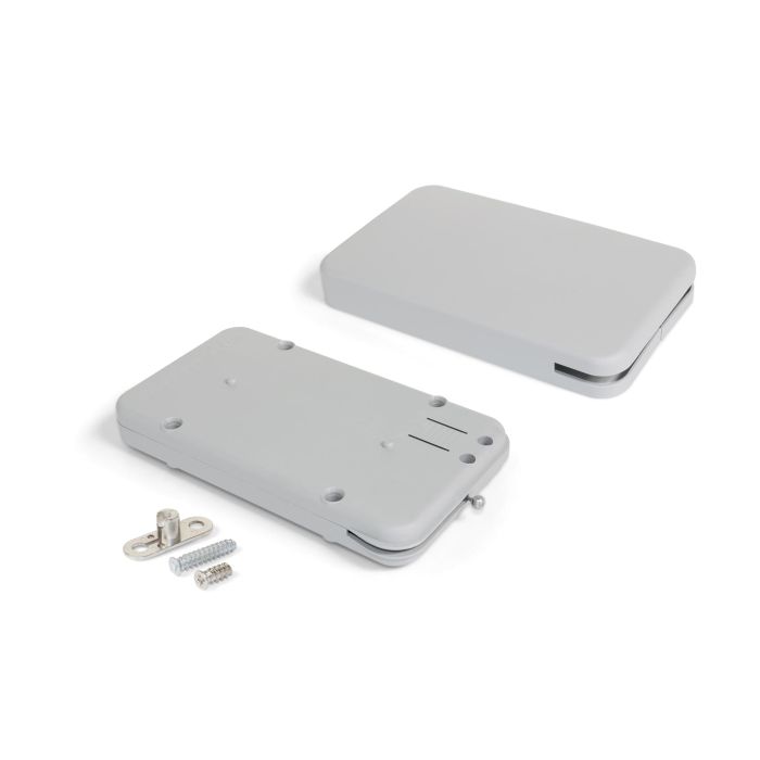 Emuca Mecanismo para puertas abatibles Miniwinch con tapa, 10kg, Acero y Plástico, Gris 0 Emuca Mecanismo para puertas abatibles Miniwinch con tapa, 10kg, Acero y Plástico, Gris 0