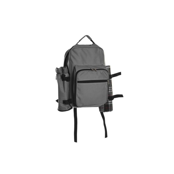 Mochila DKD Home Decor Gris Oscuro 20 x 39 x 28.5 cm Set de 9 6