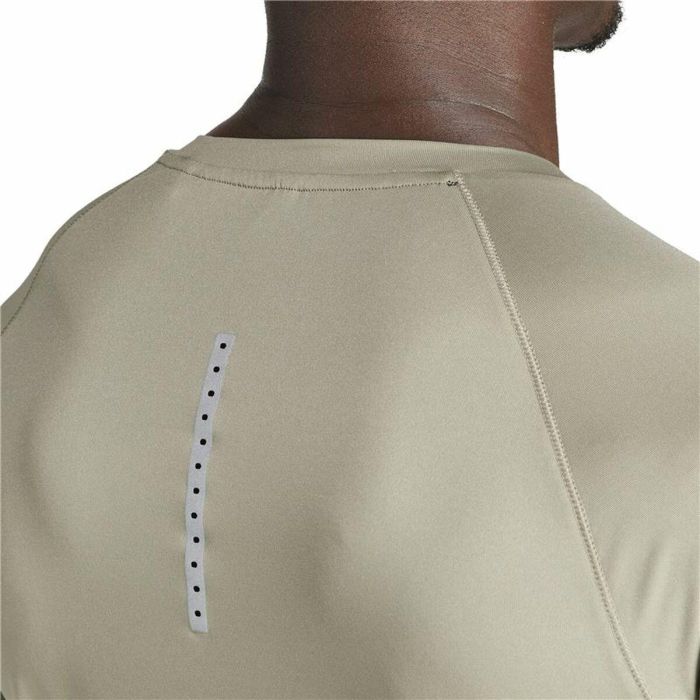 Camiseta de Manga Corta Hombre Adidas Essentials Gym+ Beige 2