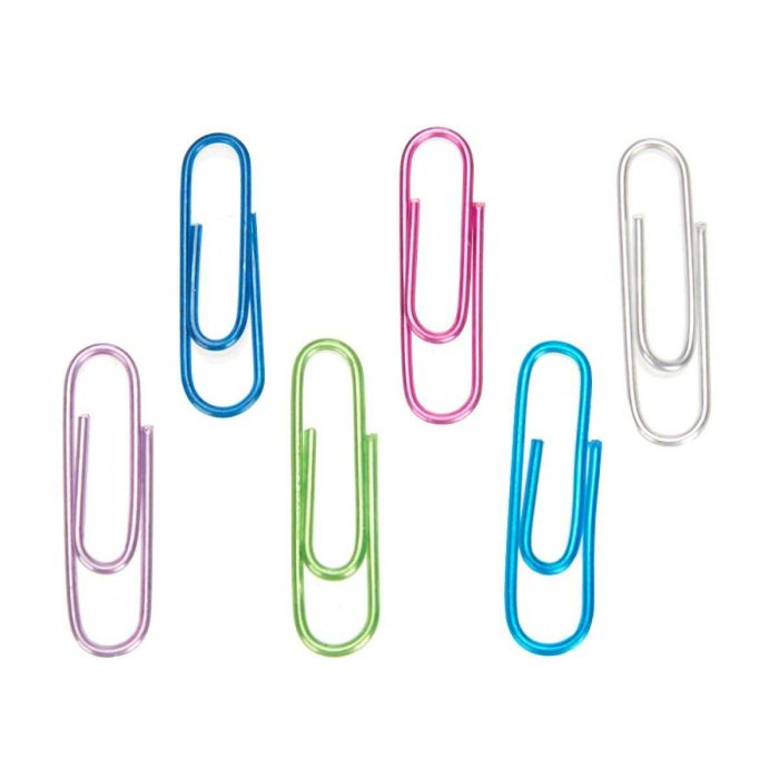 Clips Pincello 384 Multicolor Metal Pequeño (24 Unidades) 1