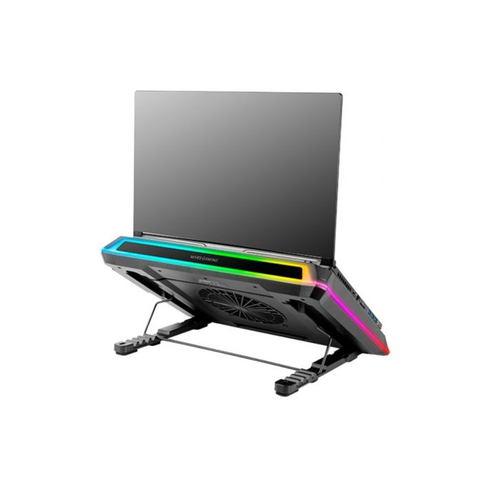 Soporte Refrigerante Mars Gaming MNBC-ULTRA para Portátiles hasta 18"/ Iluminación LED 2 Soporte Refrigerante Mars Gaming MNBC-ULTRA para Portátiles hasta 18"/ Iluminación LED 2