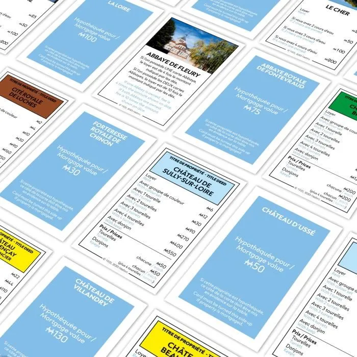 Winning Moves MONOPOLY Castillos del Loira Juego de mesa WIN5036905059725 5