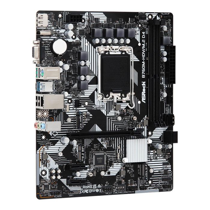 ASRock Placa Base B760M-HDV/M.2 D4 Intel B760 LGA 1700 DDR4 Micro ATX para PC 4 ASRock Placa Base B760M-HDV/M.2 D4 Intel B760 LGA 1700 DDR4 Micro ATX para PC 4