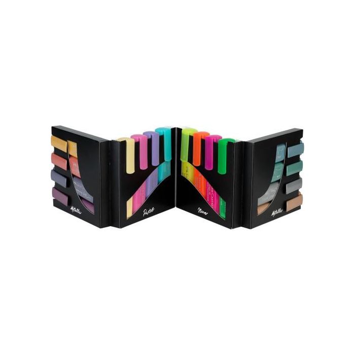 Faber-Castell Rotulador Textliner 46 Fluorescente Set Escritorio 16 Unidades Colores Surtidos 1