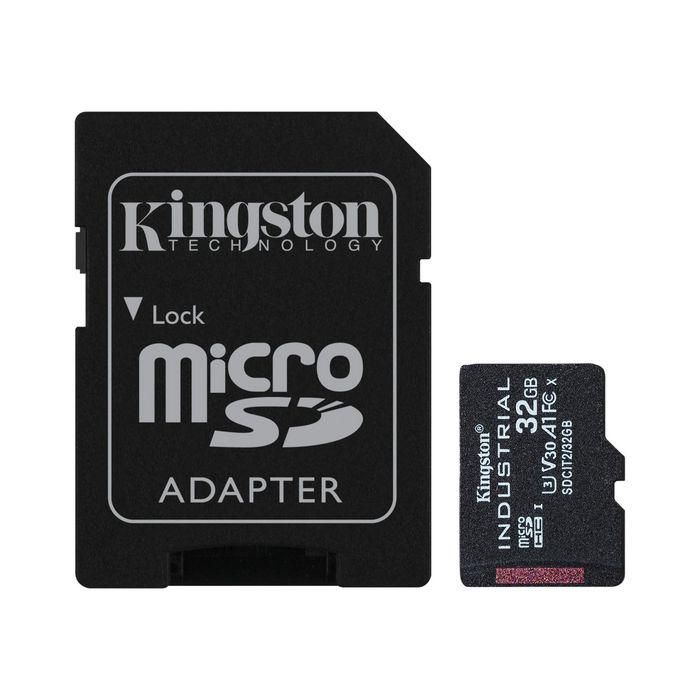 Kingston Technology Industrial 32 GB MiniSDHC UHS-I Clase 10 Kingston Technology Industrial 32 GB MiniSDHC UHS-I Clase 10