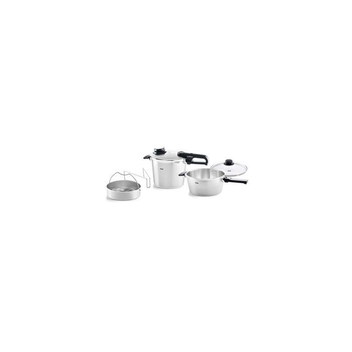 Vitavit® Premium Set Ollas A Presión 22Cm – 6,5L + 3,5L Cestillo + Trípode + Tapa FISSLER 622-412-13-090/0 0 Vitavit® Premium Set Ollas A Presión 22Cm – 6,5L + 3,5L Cestillo + Trípode + Tapa FISSLER 622-412-13-090/0 0