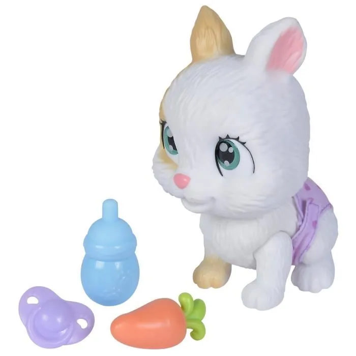 Smoby Pamper Petz Conejo para Adoptar con Accesorios y Certificado de Adopción, Juguete Articulado de Madera para Niños a Partir de 3 Años Smoby Pamper Petz Conejo para Adoptar con Accesorios y Certificado de Adopción, Juguete Articulado de Madera para Niños a Partir de 3 Años