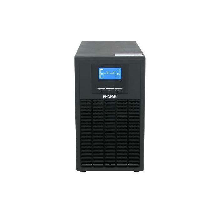 Phasak PH 9230 SAI Online Doble Conversión 3000 VA / 2700W con LCD, Formato Torre y 4 Salidas Protegidas 1 Phasak PH 9230 SAI Online Doble Conversión 3000 VA / 2700W con LCD, Formato Torre y 4 Salidas Protegidas 1