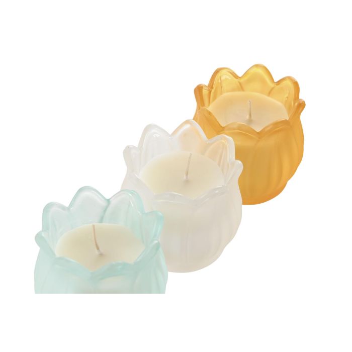 Vela Shabby DKD Home Decor Naranja Azul 6.5 x 7 x 6.5 cm (6 Unidades) 1 Vela Shabby DKD Home Decor Naranja Azul 6.5 x 7 x 6.5 cm (6 Unidades) 1