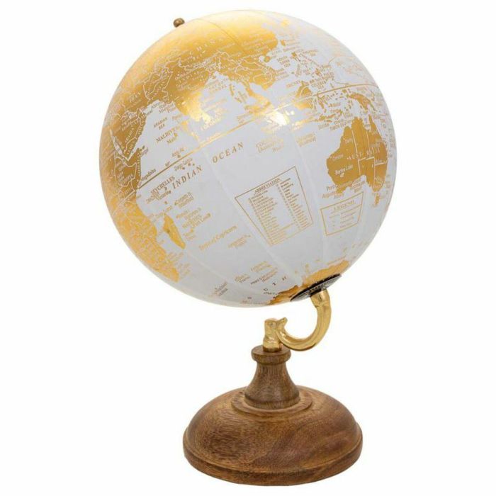 Globo Terraqueo Alexandra House Living Papel Hierro Plástico Madera de mango 20 x 25 x 20 cm 3 Globo Terraqueo Alexandra House Living Papel Hierro Plástico Madera de mango 20 x 25 x 20 cm 3