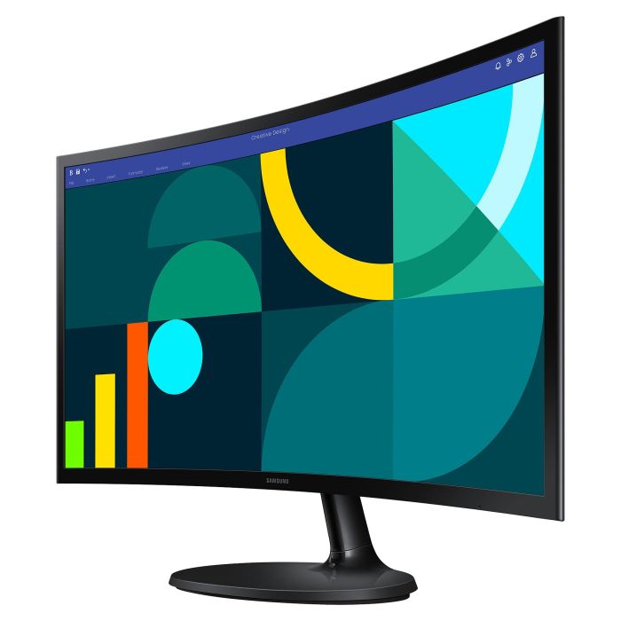 Samsung LS24D364GAUXEN Monitor Curvo 24" Full HD 100Hz VA Negro 1