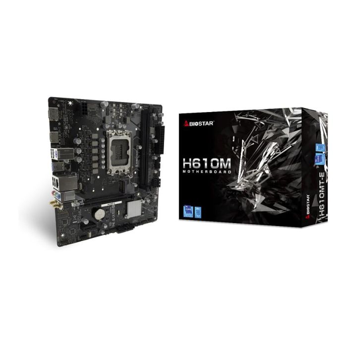 BIOSTAR H610MT-E Placa Base para PC, Socket LGA 1700, DDR4, Micro ATX 0 BIOSTAR H610MT-E Placa Base para PC, Socket LGA 1700, DDR4, Micro ATX 0