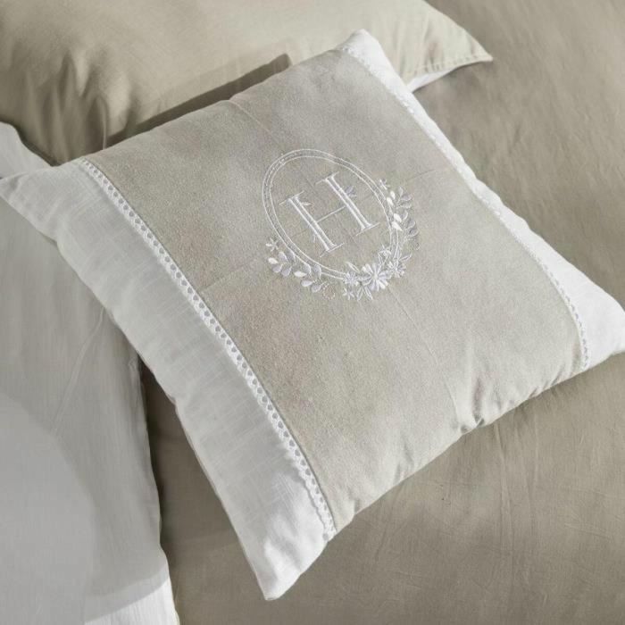 Today TOD1700216549240 Cojín Decorativo CHARME Tejido Slub y Chambray con Bordado Berenice 40x40 cm Today TOD1700216549240 Cojín Decorativo CHARME Tejido Slub y Chambray con Bordado Berenice 40x40 cm
