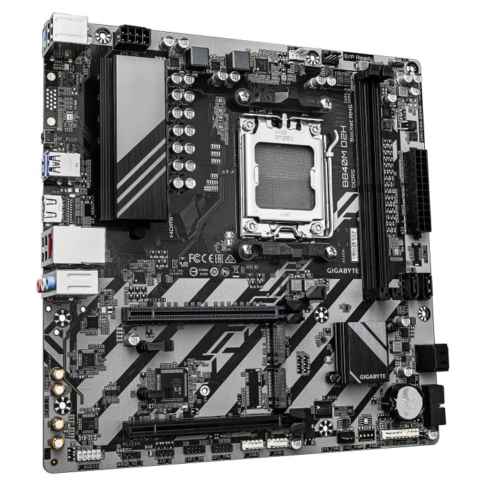 Gigabyte B840M D2H Placa Base Socket AM5 DDR5 PCIe 4.0 Micro ATX 2